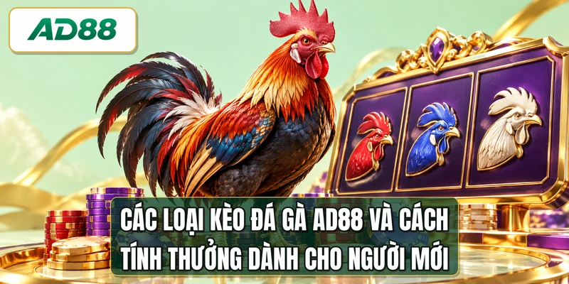Các loại kèo đá gà AD88 và cách tính thưởng dành cho người mới