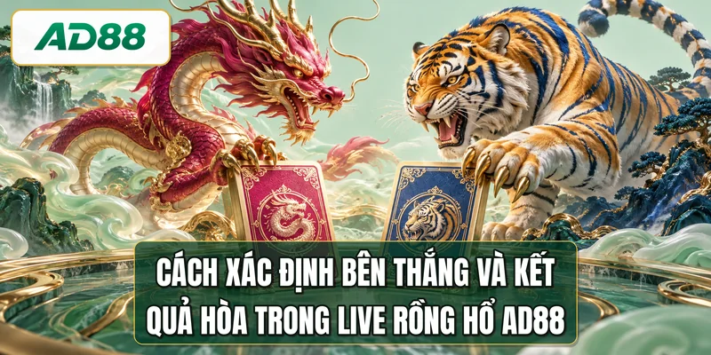 Cách xác định bên thắng và kết quả hòa trong live rồng hổ AD88