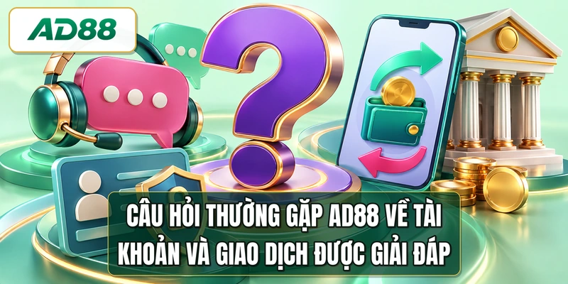 Câu hỏi thường gặp AD88 về tài khoản và giao dịch được giải đáp