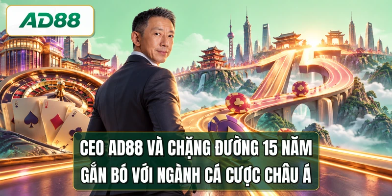 CEO AD88 và chặng đường 15 năm gắn bó với ngành cá cược châu Á