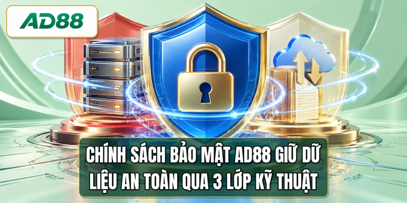 Chính sách bảo mật AD88 giữ dữ liệu an toàn qua 3 lớp kỹ thuật