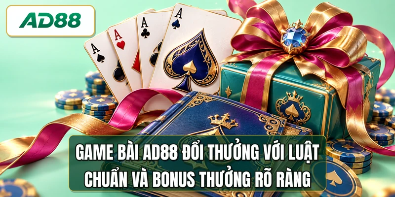 Game bài AD88 đổi thưởng với luật chuẩn và bonus thưởng rõ ràng