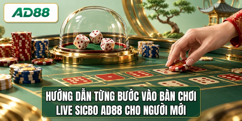 Hướng dẫn từng bước vào bàn chơi live sicbo AD88 cho người mới