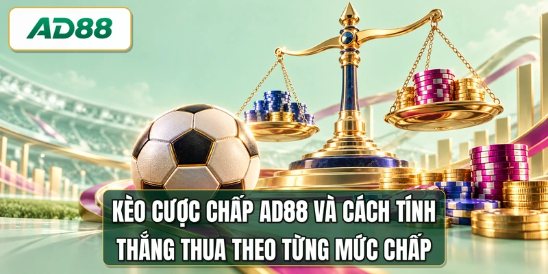 Kèo cược chấp AD88 và cách tính thắng thua theo từng mức chấp