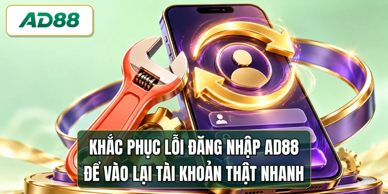 Khắc phục lỗi đăng nhập AD88 để vào lại tài khoản thật nhanh