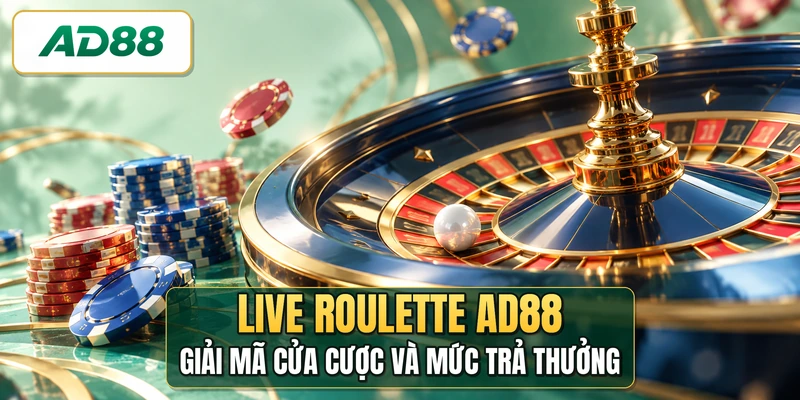 Live Roulette AD88 - Giải Mã Cửa Cược Và Mức Trả Thưởng