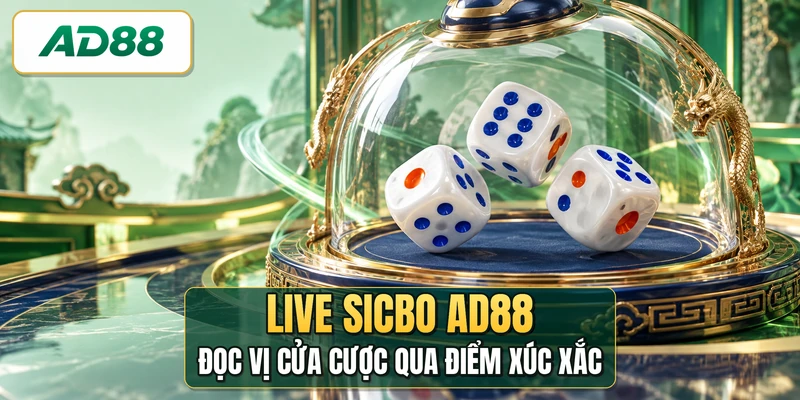 Live Sicbo AD88 - Đọc Vị Cửa Cược Qua Điểm Xúc Xắc