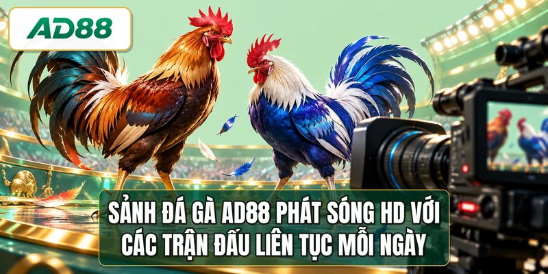Sảnh đá gà AD88 phát sóng HD với các trận đấu liên tục mỗi ngày