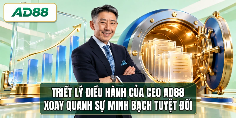 Triết lý điều hành của CEO AD88 xoay quanh sự minh bạch tuyệt đối